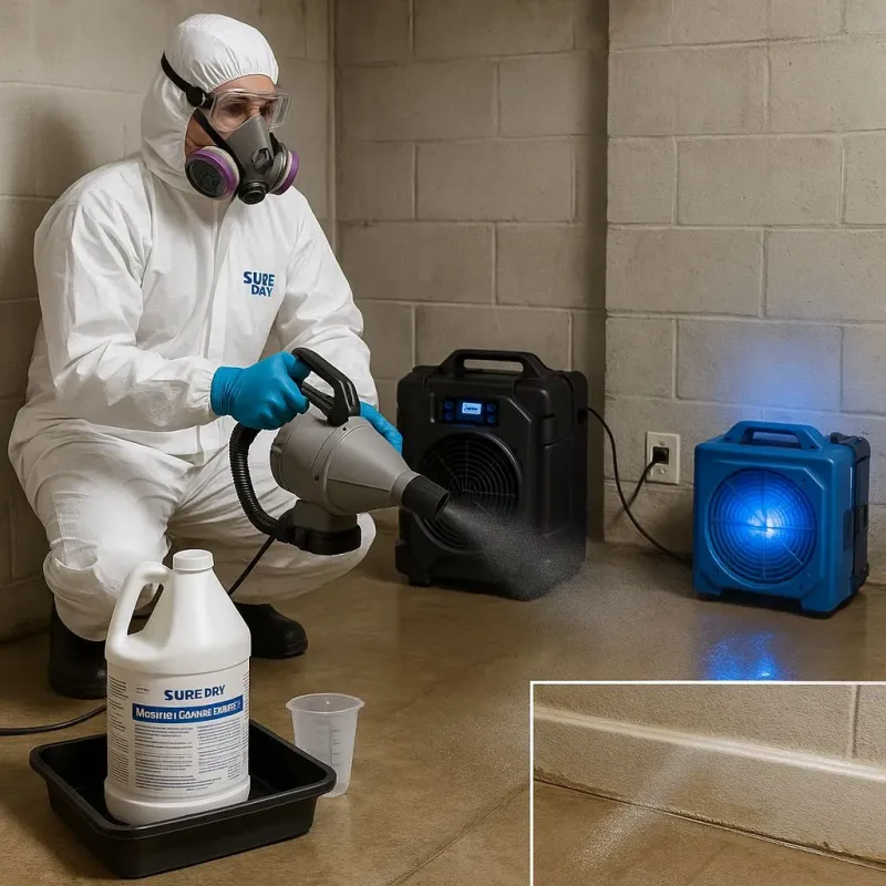 Sanitization and Odor Removal process in Tunkhannock, PA